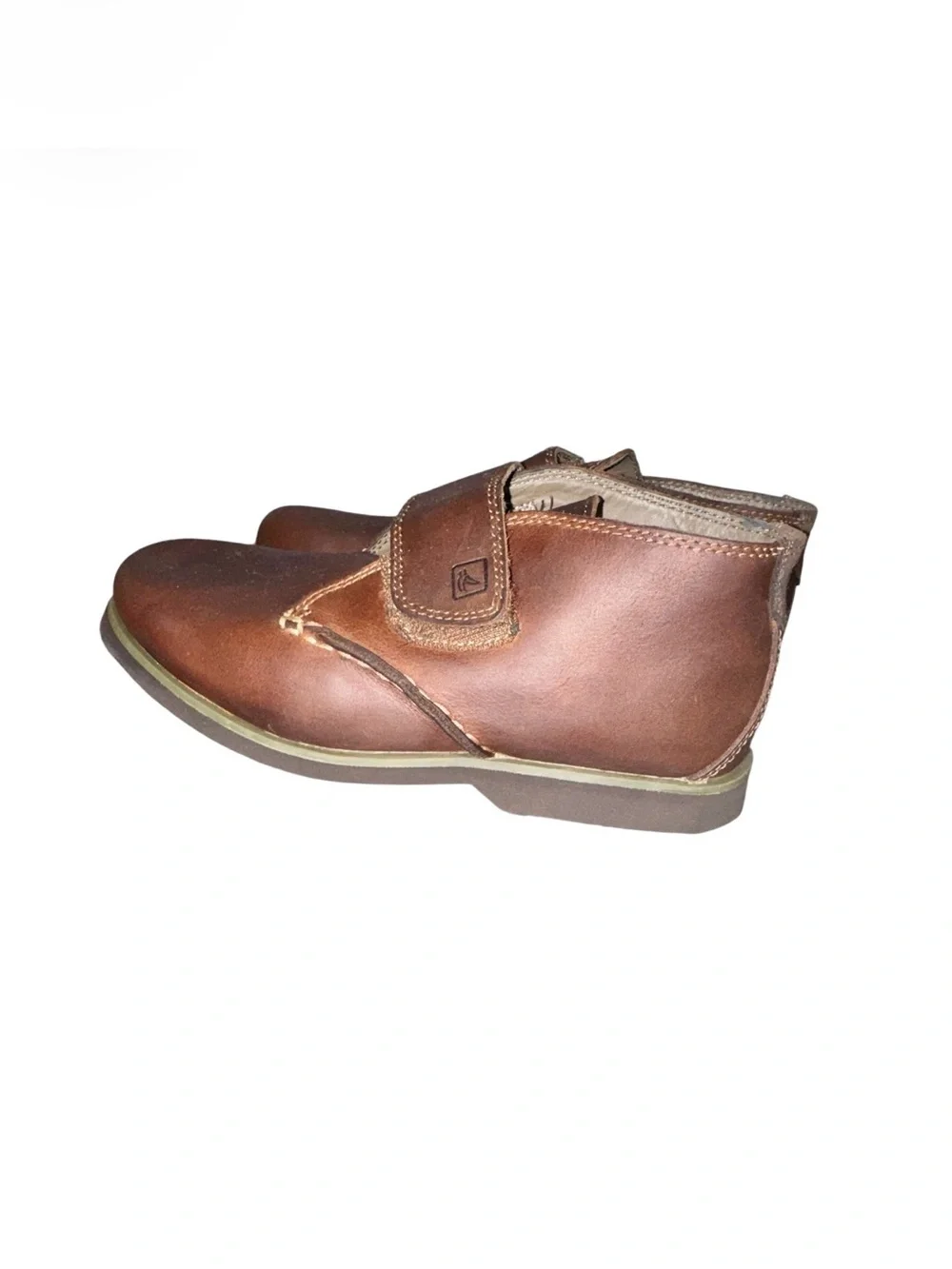 SPERRY Top Sider Gunnel Oxford mid leather boots youth boys shoes size 2.5